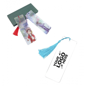 Clear Bookmark with Tassel